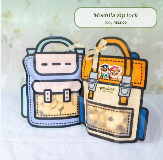 Mochila zip lock